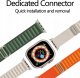 Tech Craft Materiałowy pasek Apple Watch ( 38 / 40 / 41 mm ) śliwkowy 8