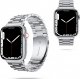 Tech Craft STALOWA BRANSOLETA APPLE WATCH 38/40/41MM SREBRNA 1