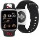 Sourcing Hello Kitty HKAWLSCHBLK Apple Watch Strap 42/44/45/49mm black/black strap Silicone Kitty Head 3