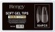Reney Cosmetics Tipsy formy akrylowe przezroczyste do paznokci Reney RX-102 504 szt 1