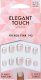 Elegant Touch Set, Elegant Touch, Natural French, Square, Artificial Nails, Pink, 143, Petite (XS), 24 pcs For Women 1