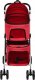 vidaXL Dwupiętrowy, składany wózek dla psa, czerwony, 83x48x97 cm 3