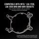 Corsair Corsair Hydro X Series XC7 RGB PRO CPU Wasserblock LGA 1200/1700, AM4/AM5 - silber 4