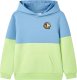 vidaXL Bluza dziecięca z kapturem, niebieski i pastelowy żółty, 92 1