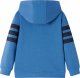 vidaXL Bluza dziecięca z kapturem i suwakiem, niebieska, 128 2