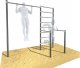 UnderFit Drążek ogrodowy do podciągania z poręczami i drabinką OCYNK Street workout UNDERFIT UF9882 1