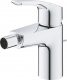 Bateria bidetowa Grohe Eurosmart Jednouchwytowa rozmiar S chrom głowica ceramiczna 28mm peraltor na przegubie zestaw odpływowy z drążkiem ogranicznik 1