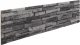 vidaXL vidaXL Panele ścienne 3D, 14 szt., antracytowe, 100x25 cm, EPS 2