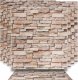 Heckermann Dekoracyjne panele ścienne 3D 70x77cm Heckermann Beżowe Samoprzylepne 10x 1