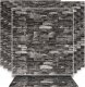Heckermann Dekoracyjne panele ścienne 3D 70x77cm Heckermann Czarne Samoprzylepne 10x 1