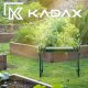 Kadax KADAX Klęcznik Ogrodowy Taboret Krzesło Schowek2w1 1