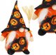 Springos Skrzat 20 cm ozdoba świąteczna krasnal na Halloween gnom pomarańczowo-czarny UNIWERSALNY 1