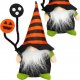 Springos Skrzat 20 cm ozdoba świąteczna krasnal na Halloween gnom z pomarańczowo-czarną czapeczką UNIWERSALNY 6