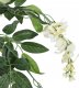 vidaXL Sztuczna wisteria, 840 liści, 150 cm, zielono-biała 3