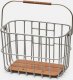 Brooks Kosz na kierownicę HOXTON BASKET, Aluminium, Skórzana rączka, Klick Fix adapter (NEW) 1