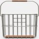 Brooks Kosz na kierownicę HOXTON BASKET, Aluminium, Skórzana rączka, Klick Fix adapter (NEW) 2