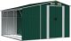 vidaXL vidaXL Szopa ogrodowa, zielona, 277x279x179 cm, stal galwanizowana 2
