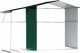 vidaXL vidaXL Szopa ogrodowa, zielona, 277x192,5x179 cm, stal galwanizowana 9