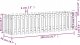 vidaXL Rabata ogrodowa z płotkiem, 200x50x50 cm, drewno sosnowe 8