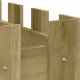 vidaXL Rabata ogrodowa z płotkiem, 150x50x50 cm, impregnowana sosna 7