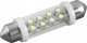 Vipow Żarówka samochodowa  LED 12V 10*42-8LED Sv8,5 biała 1