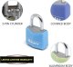 MasterLock Master Lock 4 Padlocks  20mm 9120EURQCOLNOP 4