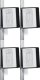 Durable DURABLE SichttafelwandhalterVarioMagnetWall 10 Sichtt. schw 3
