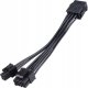 Akasa ATX/EPS 8-pin - ATX/EPS 8+4-pin, 0.15m, Czarny (AK-CBPW22-15) 1