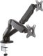Connect IT Uchwyt biurkowy na 2 monitory 13" - 27" TwinArm Premium (CMF-3207-BK) 1