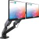 Connect IT Uchwyt biurkowy na 2 monitory 13" - 27" TwinArm Premium (CMF-3207-BK) 3