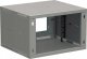 Solarix Solarix szafa naścienna SENSA LITE 9U 450mm, składana, blacha drzwiowa, RAL 7035 2