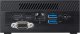 Komputer Asus PC PN41-BC034ZVS1 Cel N5100 4GB 128GB G3 SSD+1slot 2.5" 2.5G LAN Wifi HDMI 2.0 miniDP USB-C VGA Win11 PRO FANLESS 4