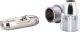 Adapter AV Schwaiger Schwaiger Koax Kabelverbinder Metallisiert, HQ Silber 1