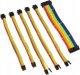 Kolink Kolink Core Adept Braided Cable Extension Kit - Rainbow 2
