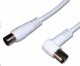 Kabel PremiumCord Antenowy (F) 1 m czarny (ktmf01) 1
