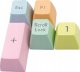 Ducky Ducky Cotton Candy PBT Double-Shot Keycap Set, US Layout 2