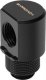 Barrow Barrow Adapter 90 Grad G1/4 Zoll AG auf G1/4 Zoll IG - drehbar, schwarz 2