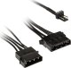 Kolink Kolink 3-Pin Fan Power to 2x 4-Pin Molex Adapter - 245mm, black 1