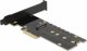 Kontroler Delock DeLOCK PCIe x4 K 1x in NVM M.2 Key M - with heat sink + RGB LED 1
