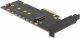 Kontroler Delock DeLOCK PCIe x4 K 1x in NVM M.2 Key M - with heat sink + RGB LED 2