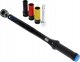 Gedore Gedore Torque wrench TORCOFLEX UK Set, 1/2  (black, incl. 3 aluminum rim sockets) 4