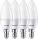 Philips Philips LED Lamp E14 4-Pack candle     40W 4000K 3