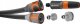 Gardena Gardena Textile Hose Liano Life 1/2, 25 meter set (dark grey/orange, model 2023, incl. cleaning nozzle, 2 tap connectors) 1