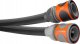 Gardena Gardena Textile Hose Liano Life 1/2, 25 meter set (dark grey/orange, model 2023, incl. cleaning nozzle, 2 tap connectors) 2