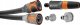 Gardena Gardena Textile Hose Liano Life 1/2, 25 meter set (dark grey/orange, model 2023, incl. cleaning nozzle, 2 tap connectors) 6