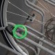 Dunlop Dunlop - Zapięcie do roweru spiralne na klucz 90 cm (Zielony) 2