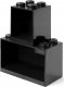 Room Copenhagen Room Copenhagen LEGO Regal Brick Shelf 8+4, Set 41171733 (black, 2 shelves) 6