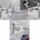 Noveen Przedłużka ruchoma kran NOVEEN XL1063 silver 3