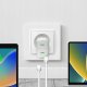 Ładowarka Puro PURO MiniPro Wall Charger GaN - Ładowarka sieciowa 2 x USB-C 35W PD (biały) 1