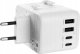 Ładowarka Fixed ładowarka / adapter podróżny 3xUSB-C/ 2xUSB-A 65W biały 9